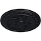 Ekena Millwork Exeter Ceiling Medallion (Fits Canopies up to 3 1/8"), Hand-Painted Steel Gray, 17 3/4"OD x 1 1/8"P CM17EXSGS - alternate 3